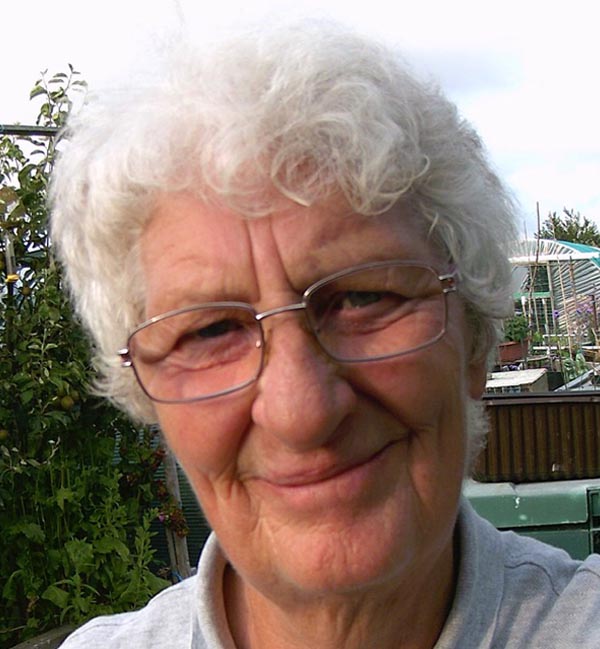 Jeanette, Shop Rota Manager of the Eastney and Milton Allotments Committee.