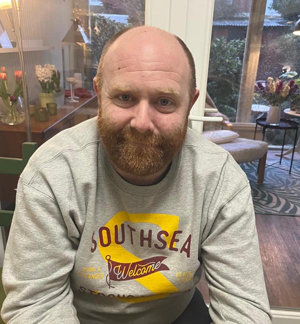 Matthew Bodkin, Trading Officer of the Eastney and Milton Allotments Committee.